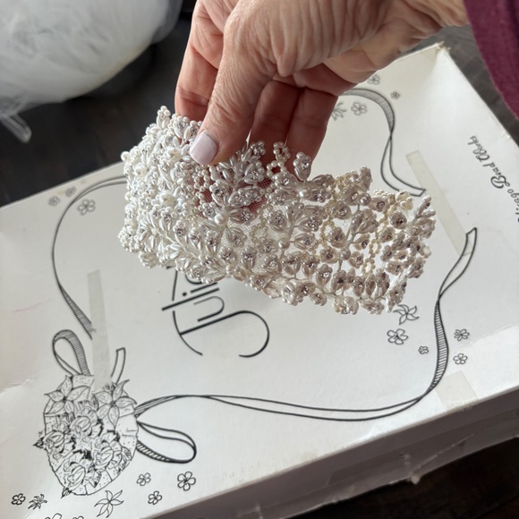 Vintage Bridal Wedding Tiara Head Band main image 6